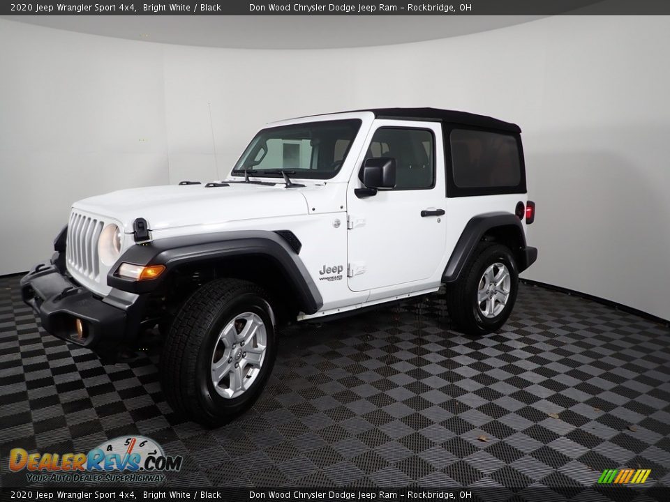 2020 Jeep Wrangler Sport 4x4 Bright White / Black Photo #6