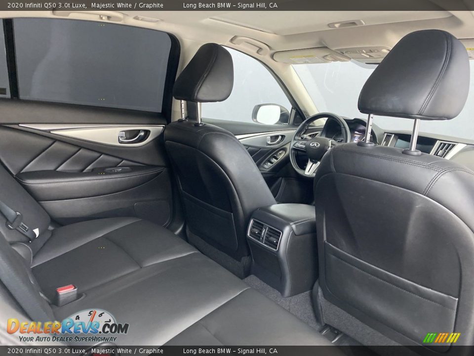 Rear Seat of 2020 Infiniti Q50 3.0t Luxe Photo #35