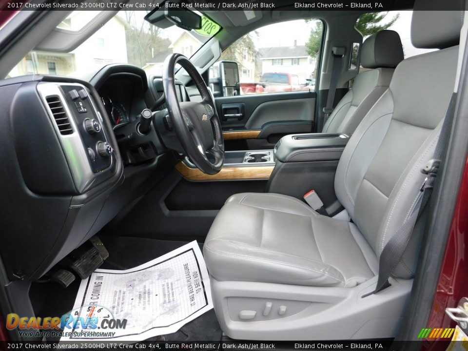 Dark Ash/Jet Black Interior - 2017 Chevrolet Silverado 2500HD LTZ Crew Cab 4x4 Photo #18