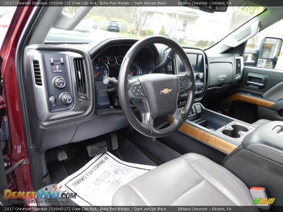 Dashboard of 2017 Chevrolet Silverado 2500HD LTZ Crew Cab 4x4 Photo #19