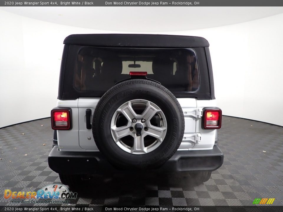 2020 Jeep Wrangler Sport 4x4 Bright White / Black Photo #8
