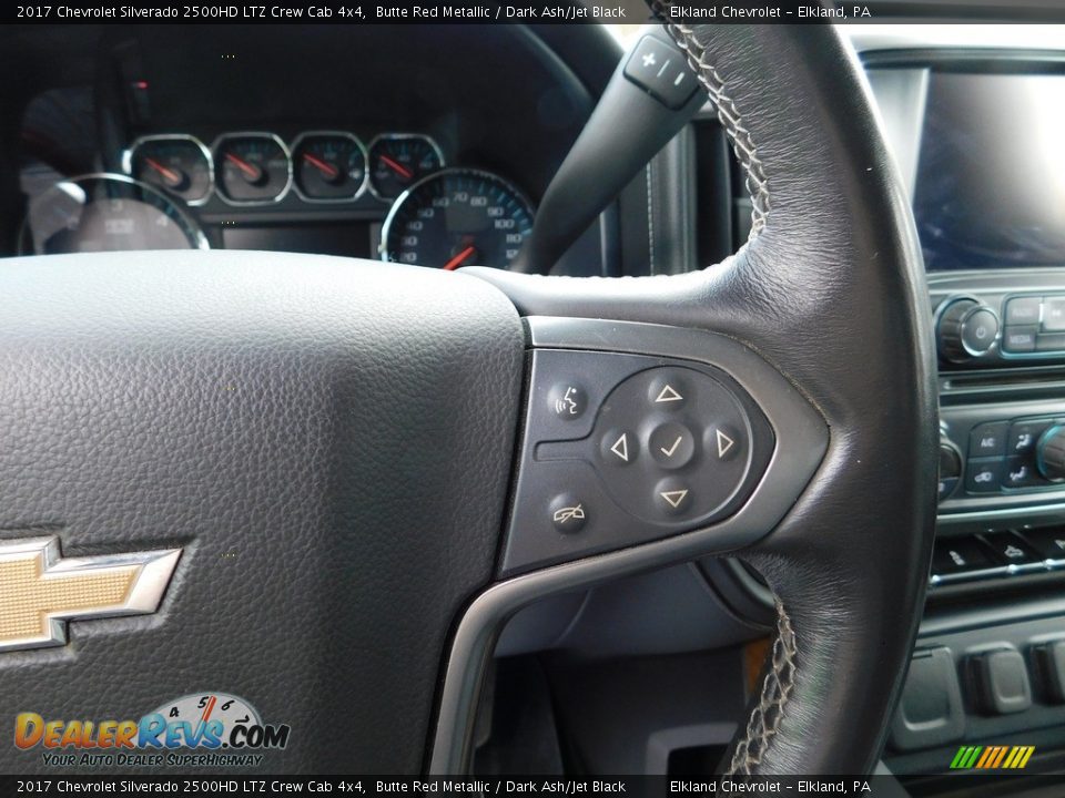 2017 Chevrolet Silverado 2500HD LTZ Crew Cab 4x4 Steering Wheel Photo #22