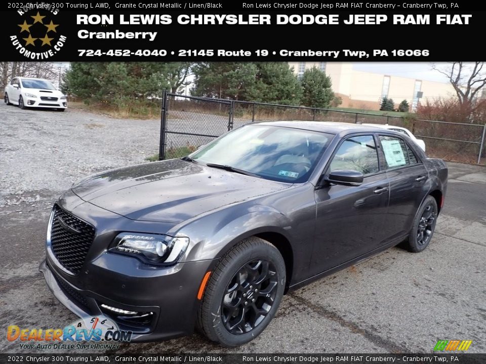 2022 Chrysler 300 Touring L AWD Granite Crystal Metallic / Linen/Black Photo #1