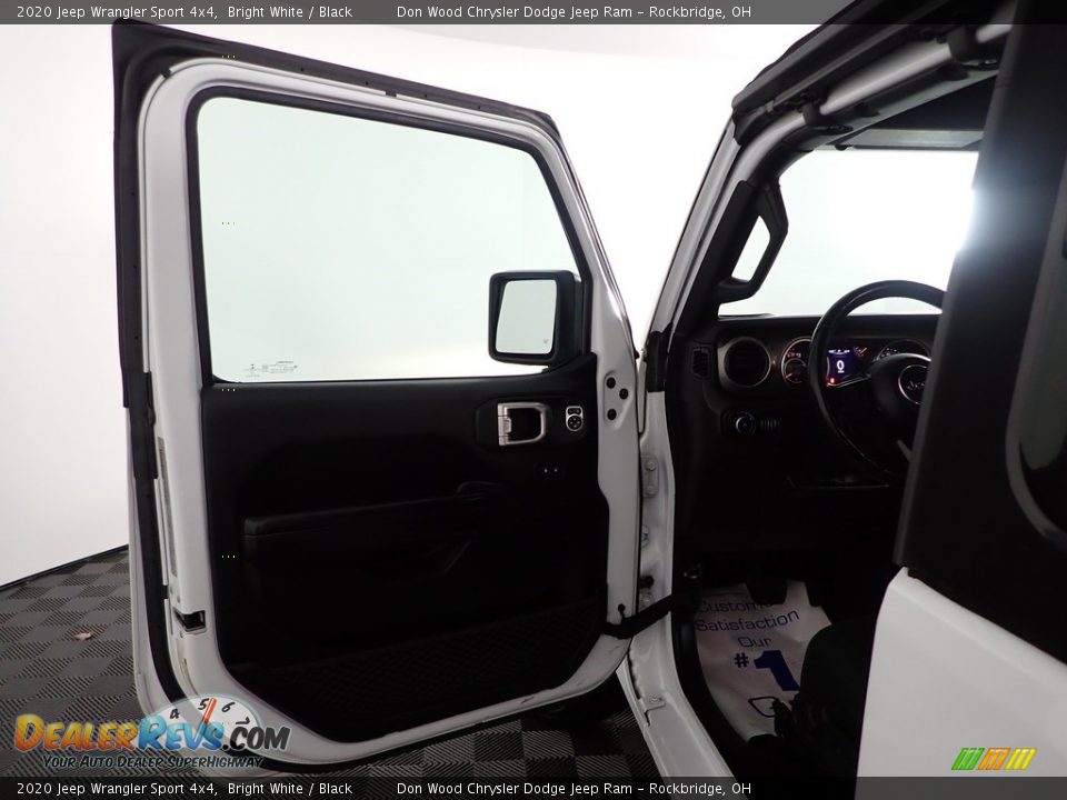 2020 Jeep Wrangler Sport 4x4 Bright White / Black Photo #12