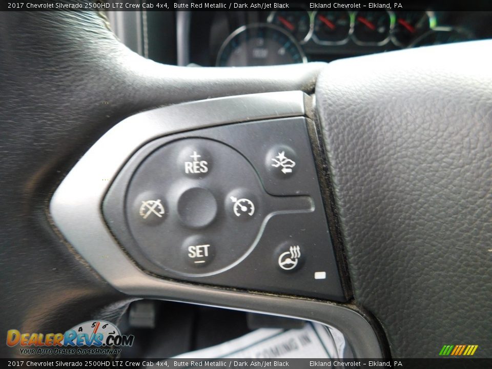2017 Chevrolet Silverado 2500HD LTZ Crew Cab 4x4 Steering Wheel Photo #23