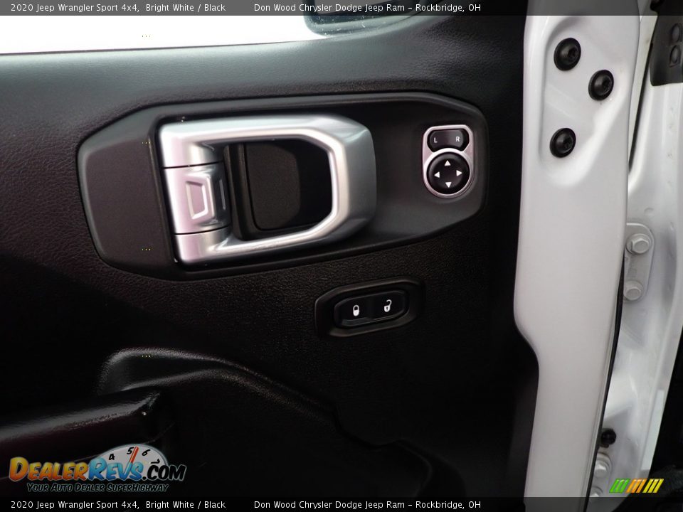 2020 Jeep Wrangler Sport 4x4 Bright White / Black Photo #13