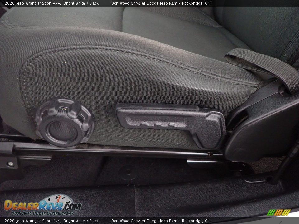 2020 Jeep Wrangler Sport 4x4 Bright White / Black Photo #14