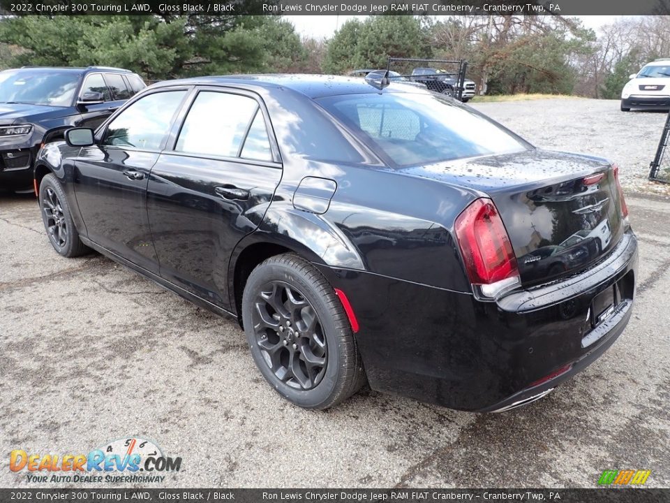 2022 Chrysler 300 Touring L AWD Gloss Black / Black Photo #3