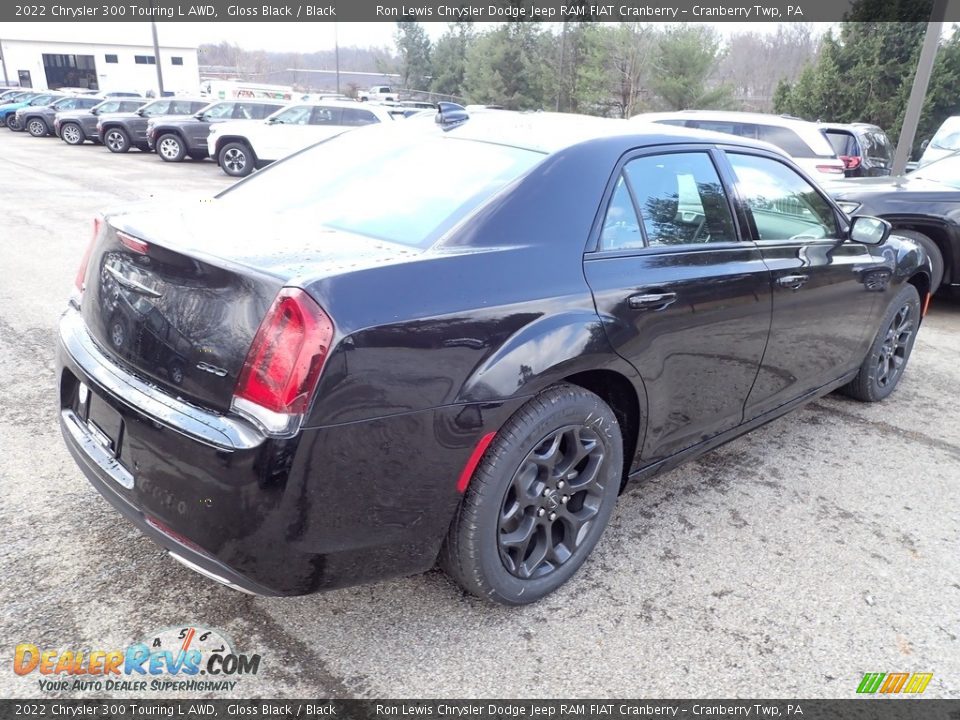 2022 Chrysler 300 Touring L AWD Gloss Black / Black Photo #5