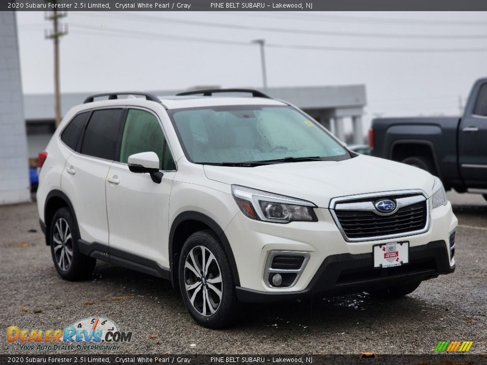 2020 Subaru Forester 2.5i Limited Crystal White Pearl / Gray Photo #3