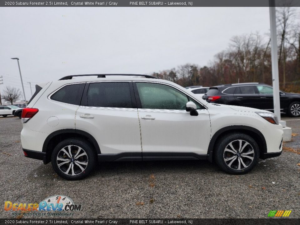 2020 Subaru Forester 2.5i Limited Crystal White Pearl / Gray Photo #6