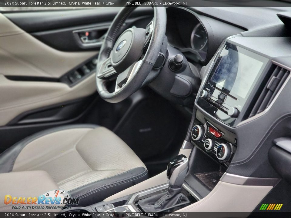 2020 Subaru Forester 2.5i Limited Crystal White Pearl / Gray Photo #7