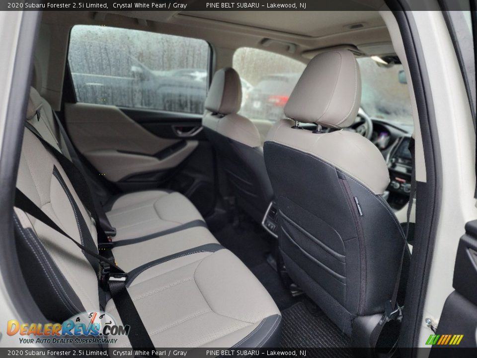 2020 Subaru Forester 2.5i Limited Crystal White Pearl / Gray Photo #8