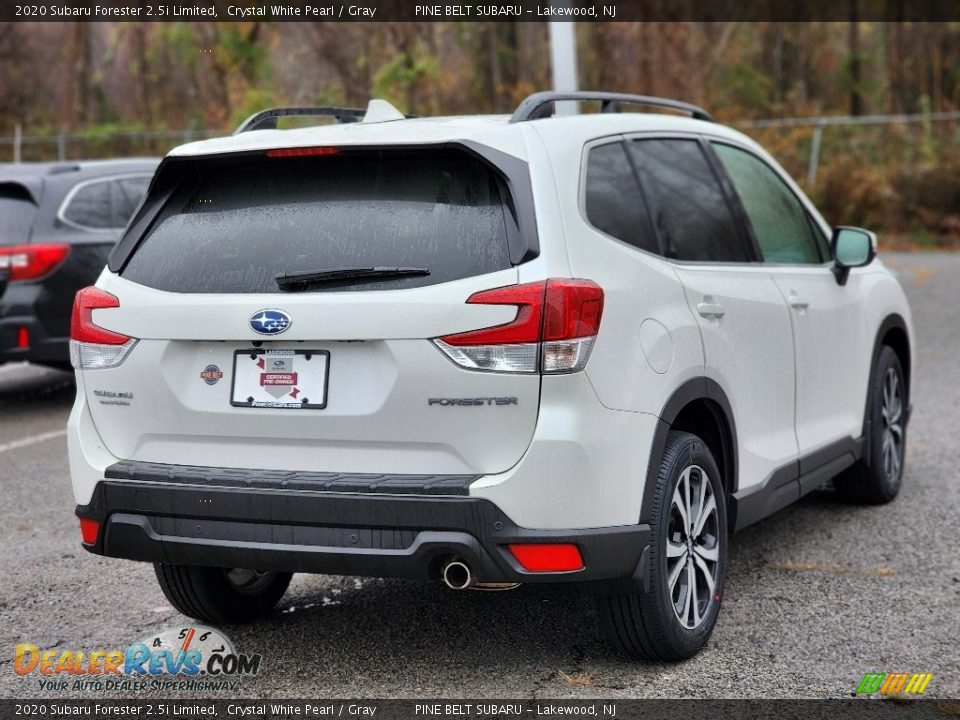 2020 Subaru Forester 2.5i Limited Crystal White Pearl / Gray Photo #9
