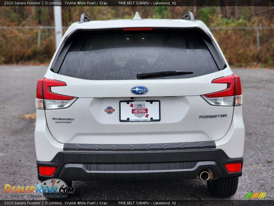 2020 Subaru Forester 2.5i Limited Crystal White Pearl / Gray Photo #10