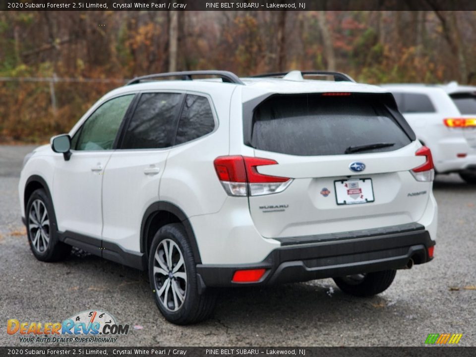 2020 Subaru Forester 2.5i Limited Crystal White Pearl / Gray Photo #11