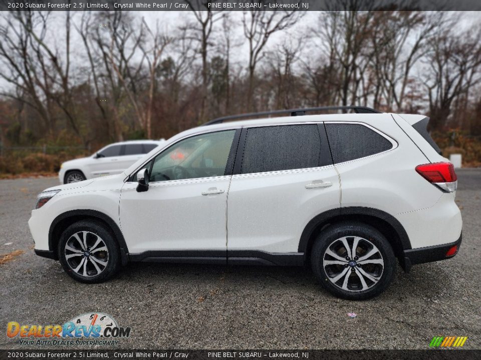 2020 Subaru Forester 2.5i Limited Crystal White Pearl / Gray Photo #12