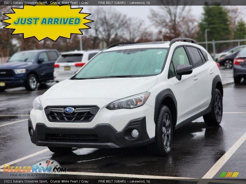 2021 Subaru Crosstrek Sport Crystal White Pearl / Gray Photo #1