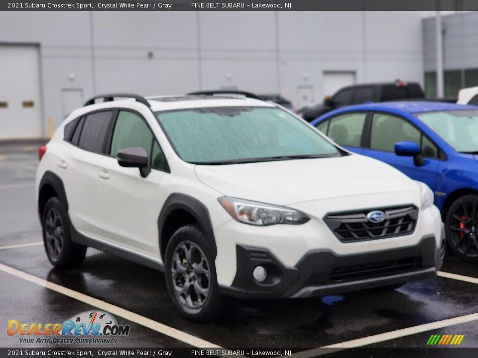 2021 Subaru Crosstrek Sport Crystal White Pearl / Gray Photo #3