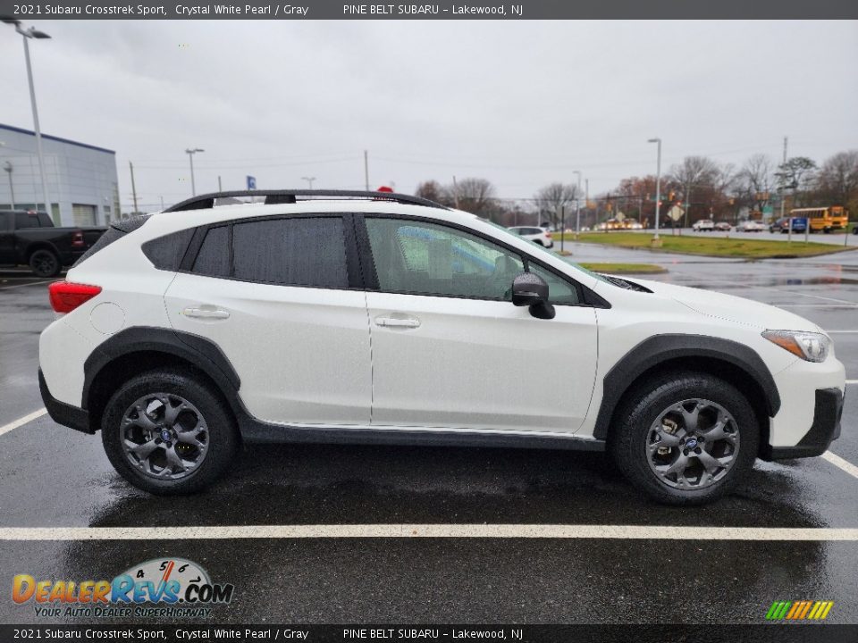 2021 Subaru Crosstrek Sport Crystal White Pearl / Gray Photo #6