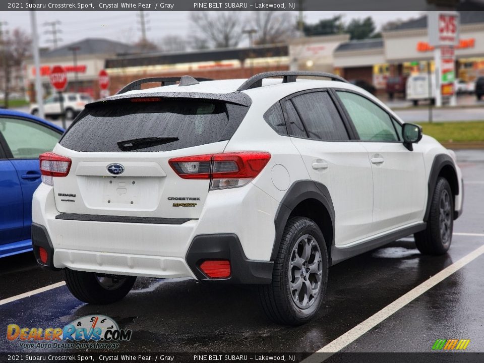 2021 Subaru Crosstrek Sport Crystal White Pearl / Gray Photo #9