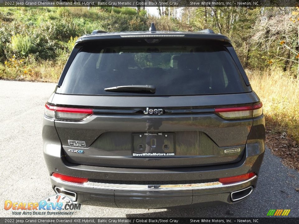 2022 Jeep Grand Cherokee Overland 4XE Hybrid Baltic Gray Metallic / Global Black/Steel Gray Photo #9