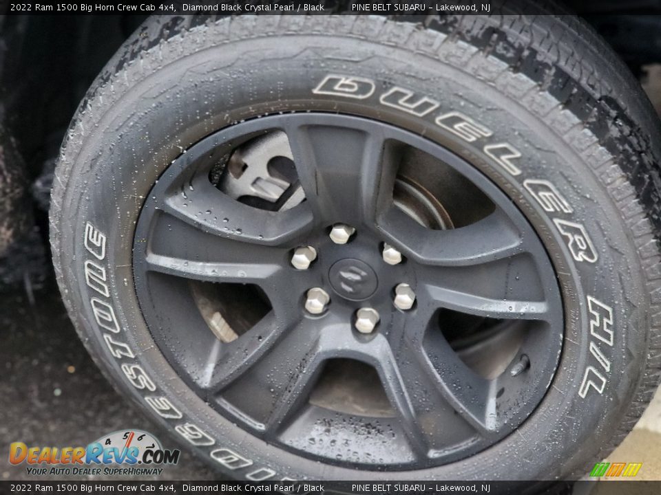 2022 Ram 1500 Big Horn Crew Cab 4x4 Diamond Black Crystal Pearl / Black Photo #4