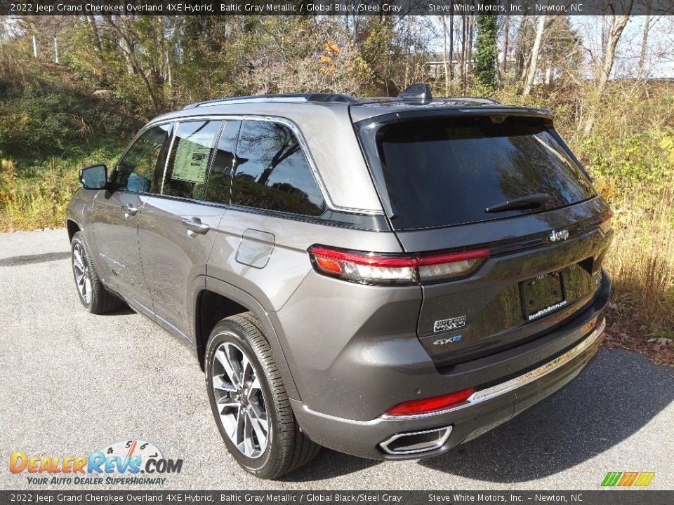 2022 Jeep Grand Cherokee Overland 4XE Hybrid Baltic Gray Metallic / Global Black/Steel Gray Photo #10