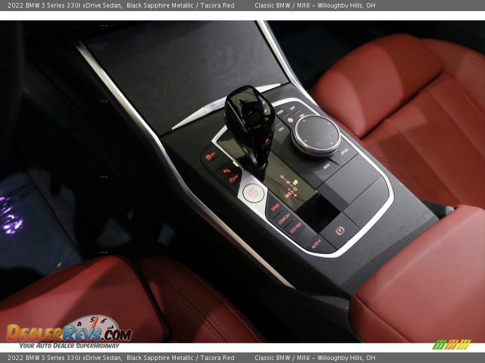 2022 BMW 3 Series 330i xDrive Sedan Black Sapphire Metallic / Tacora Red Photo #15