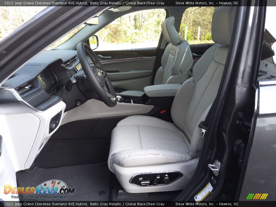 Front Seat of 2022 Jeep Grand Cherokee Overland 4XE Hybrid Photo #12