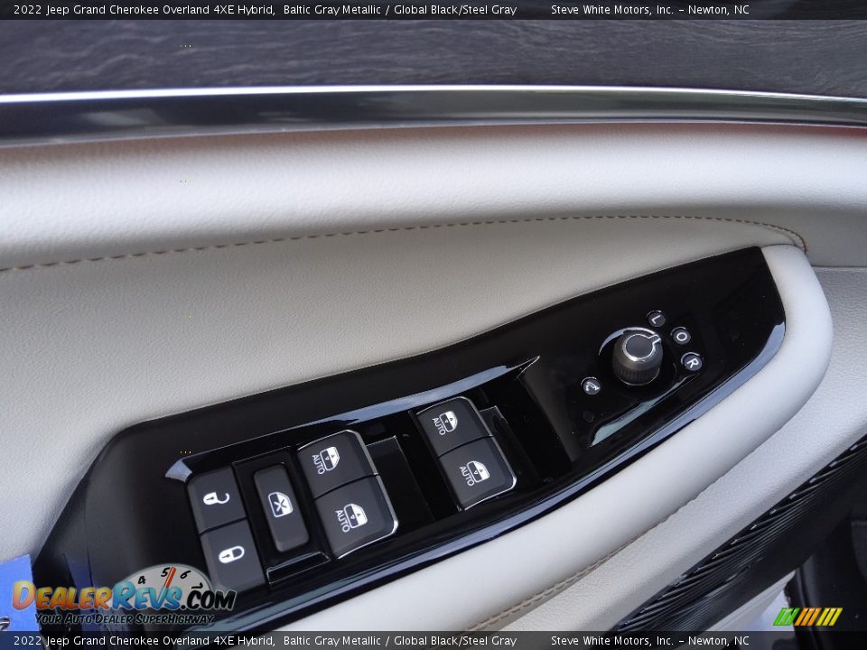 2022 Jeep Grand Cherokee Overland 4XE Hybrid Baltic Gray Metallic / Global Black/Steel Gray Photo #13