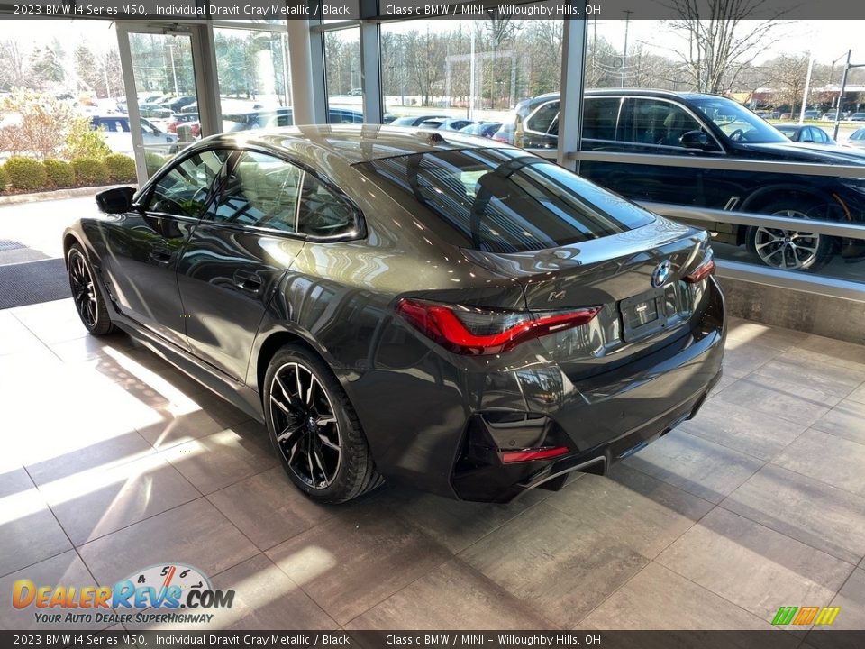 2023 BMW i4 Series M50 Individual Dravit Gray Metallic / Black Photo #2