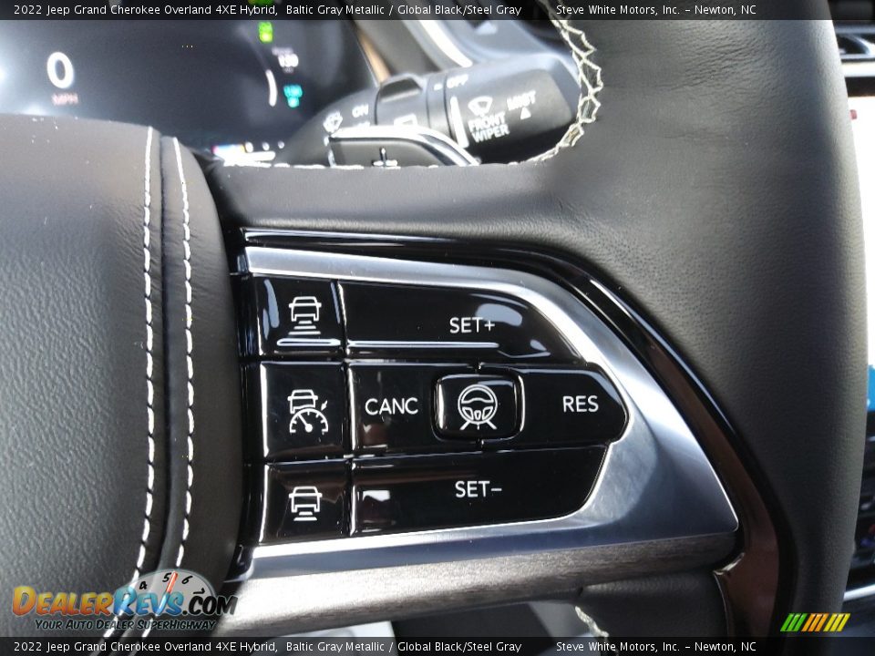 2022 Jeep Grand Cherokee Overland 4XE Hybrid Steering Wheel Photo #25