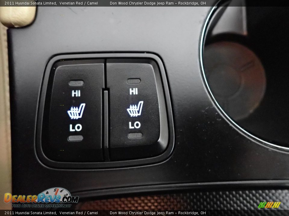 2011 Hyundai Sonata Limited Venetian Red / Camel Photo #2