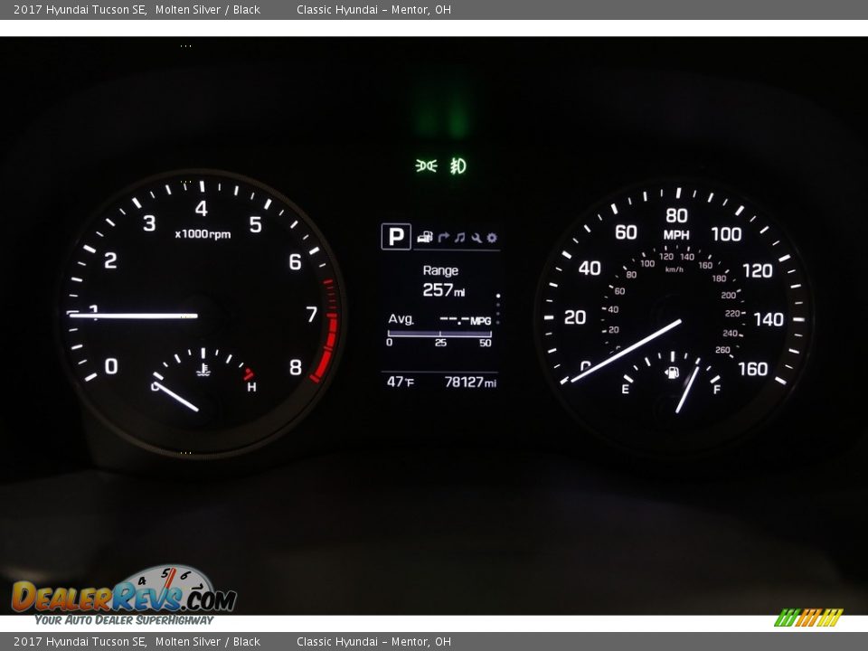 2017 Hyundai Tucson SE Molten Silver / Black Photo #8