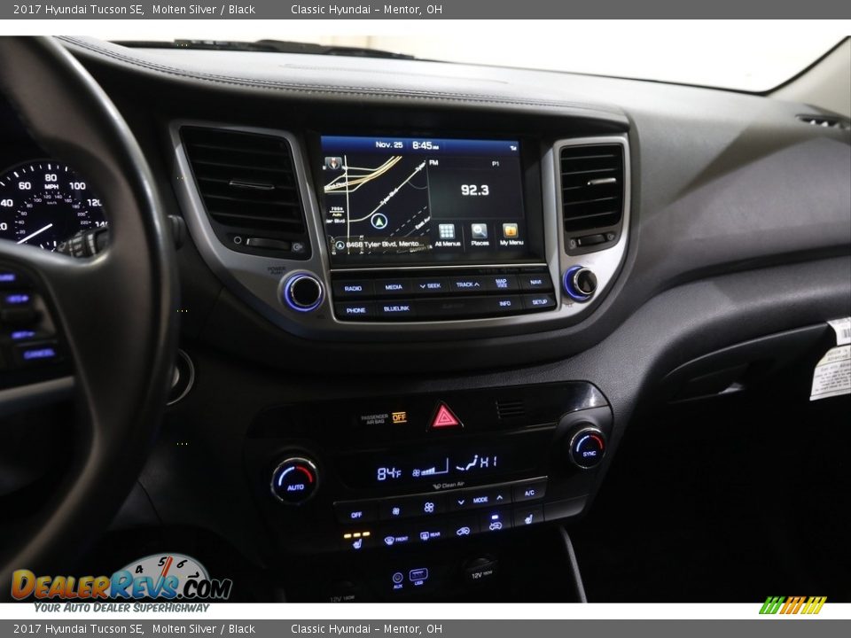2017 Hyundai Tucson SE Molten Silver / Black Photo #9
