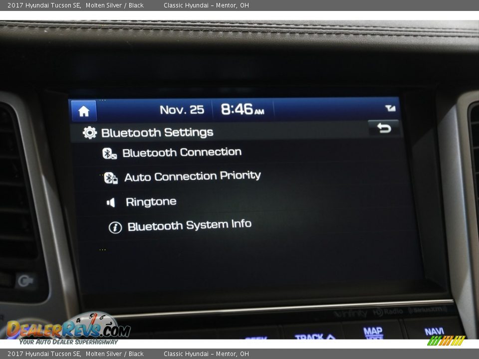 2017 Hyundai Tucson SE Molten Silver / Black Photo #12