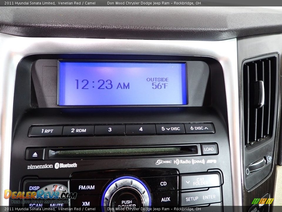 2011 Hyundai Sonata Limited Venetian Red / Camel Photo #19