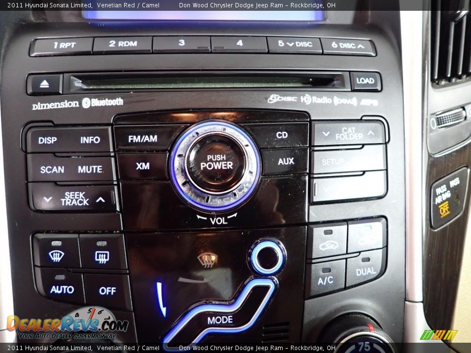 2011 Hyundai Sonata Limited Venetian Red / Camel Photo #20