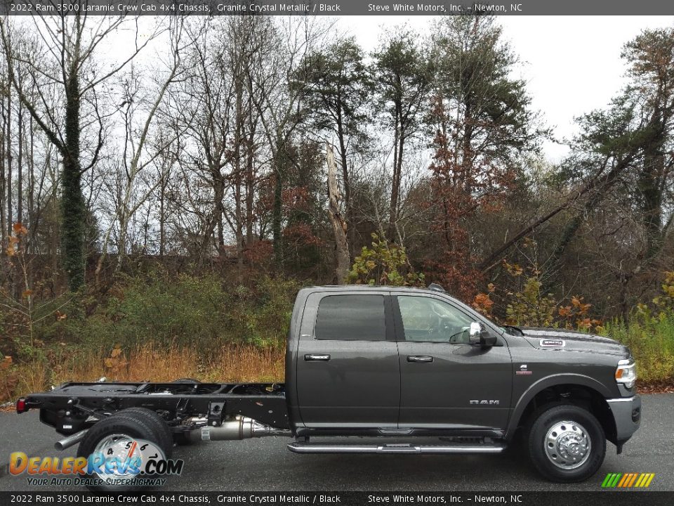 Granite Crystal Metallic 2022 Ram 3500 Laramie Crew Cab 4x4 Chassis Photo #5