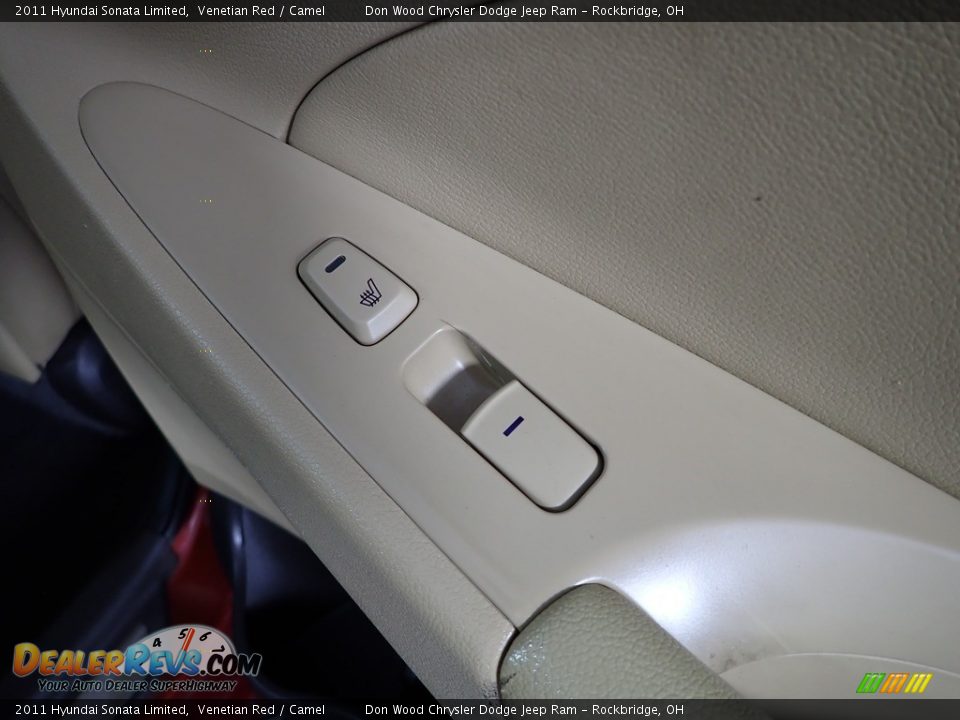 2011 Hyundai Sonata Limited Venetian Red / Camel Photo #31