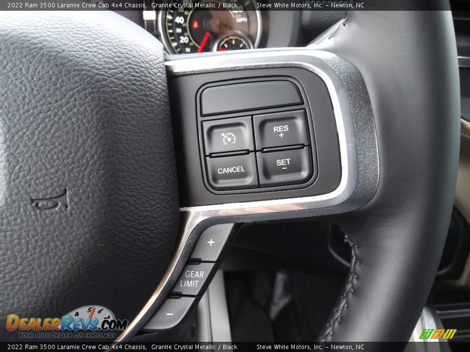2022 Ram 3500 Laramie Crew Cab 4x4 Chassis Steering Wheel Photo #21