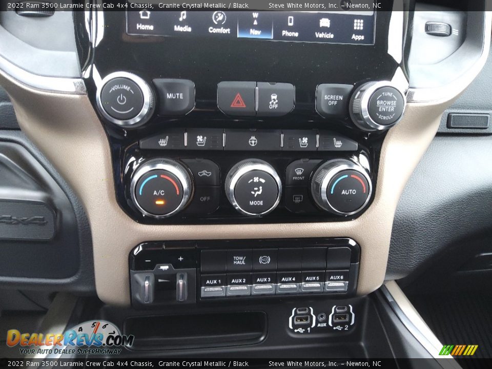 Controls of 2022 Ram 3500 Laramie Crew Cab 4x4 Chassis Photo #26