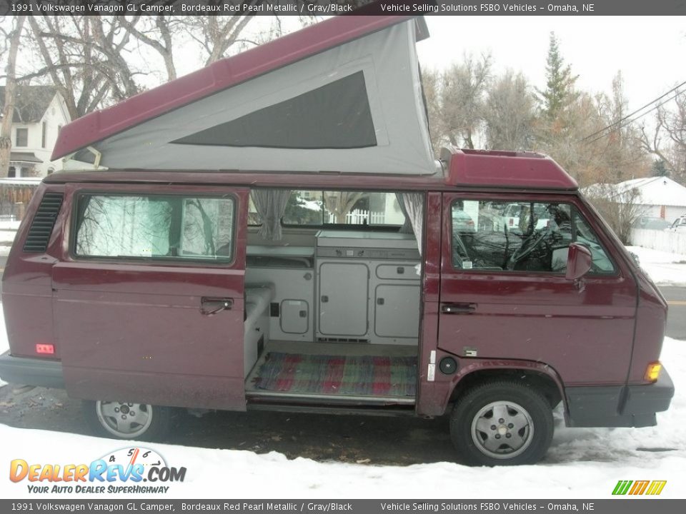 Bordeaux Red Pearl Metallic 1991 Volkswagen Vanagon GL Camper Photo #1