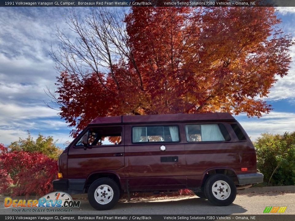 Bordeaux Red Pearl Metallic 1991 Volkswagen Vanagon GL Camper Photo #3