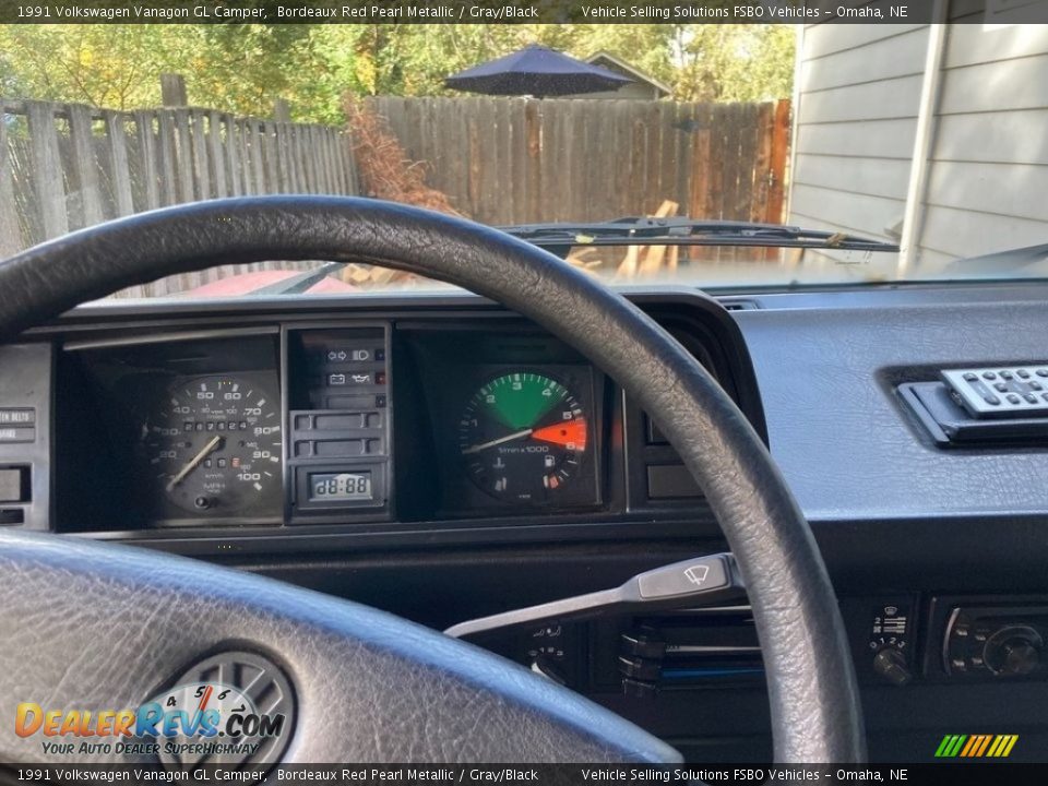 1991 Volkswagen Vanagon GL Camper Gauges Photo #6