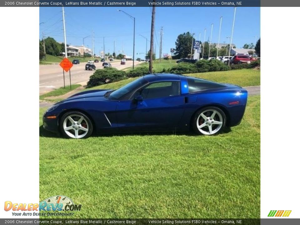 2006 Chevrolet Corvette Coupe LeMans Blue Metallic / Cashmere Beige Photo #1