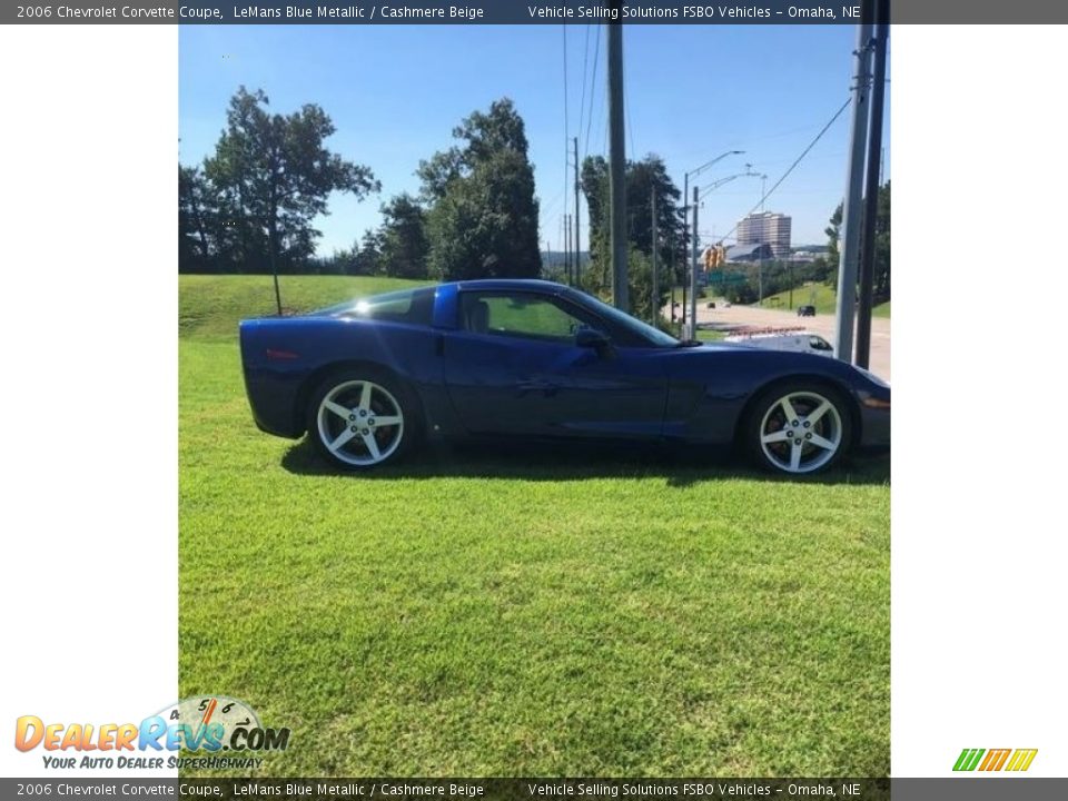 2006 Chevrolet Corvette Coupe LeMans Blue Metallic / Cashmere Beige Photo #2
