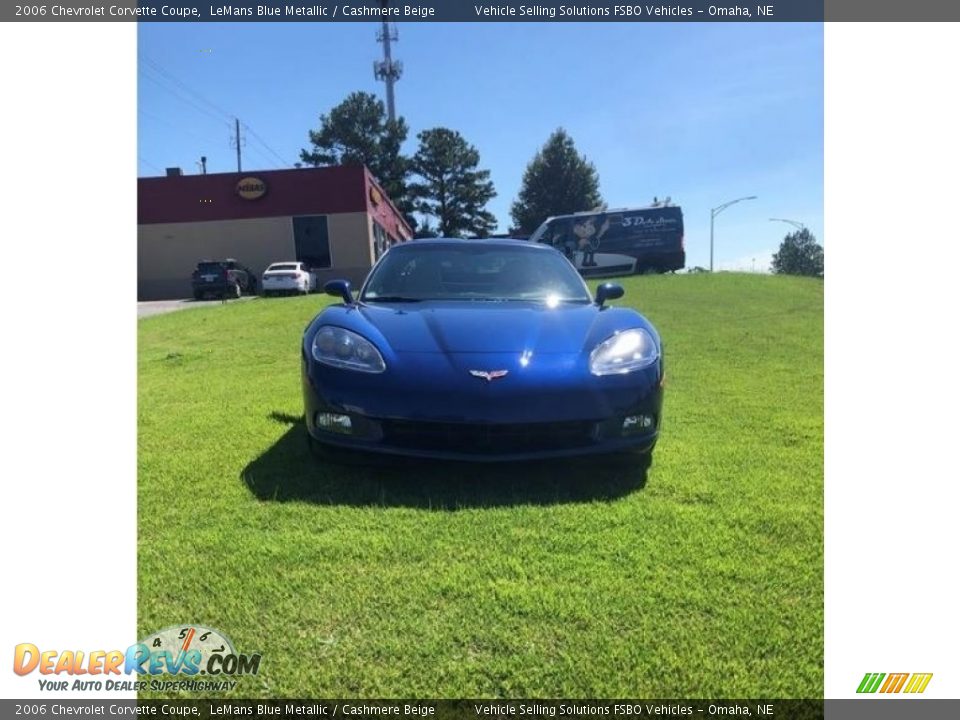 2006 Chevrolet Corvette Coupe LeMans Blue Metallic / Cashmere Beige Photo #3