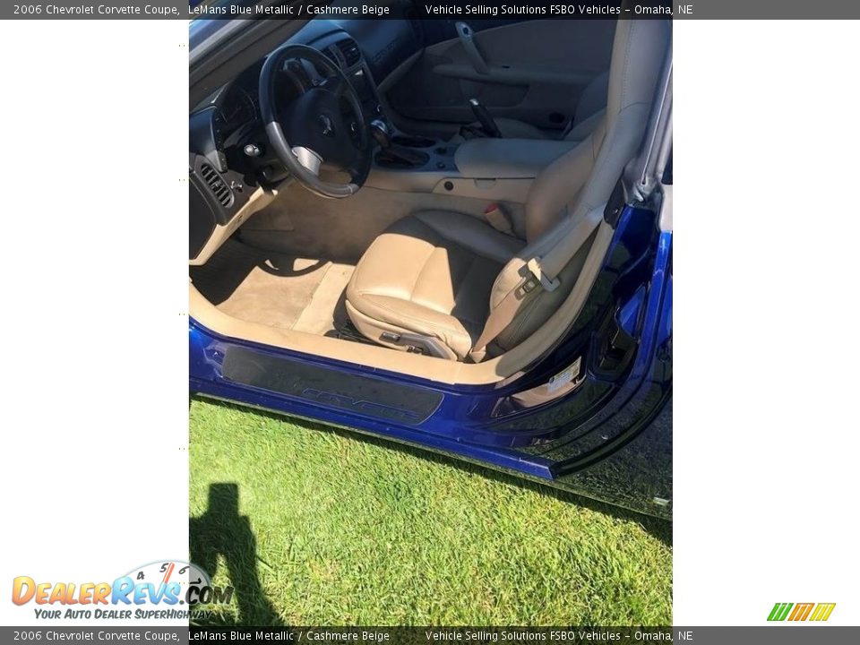 2006 Chevrolet Corvette Coupe LeMans Blue Metallic / Cashmere Beige Photo #5